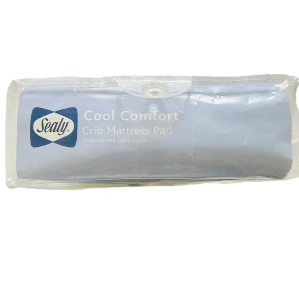 Sealy Cool Comfort Crib Mattress Pad 100% Waterproof 52 x 28 in ED016-QDX1